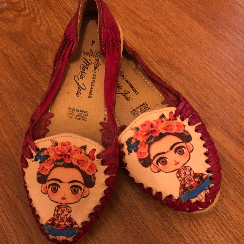 Maria Jose made in Mexico Frida Carlos huarache flat